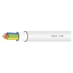 ΚΑΛΩΔΙΟ ΗΛΕΚΤΡΟΛΟΓΙΚΟ NYM-J-re 4X2.5mm² ΛΕΥΚΟ DRUM 1K TOP