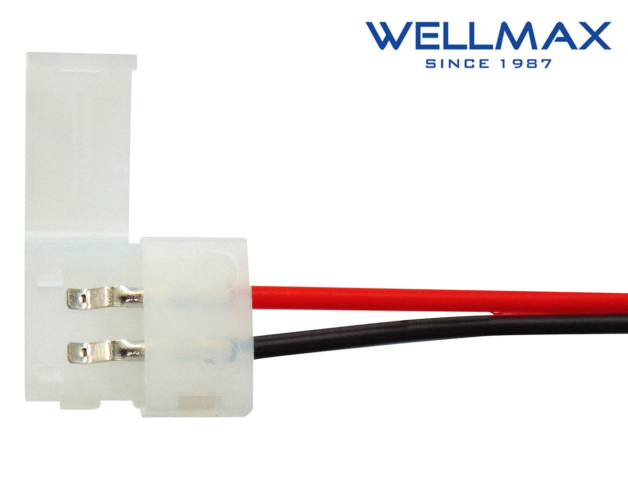 02.038.0133 CONNECTOR ΤΑΙΝΙΑΣ LED 3528 ΤΡΟΦΟΔΟΣΙΑΣ 8mm WELLMAX - Image 1