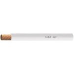 ΚΑΛΩΔΙΟ ΣΙΛΙΚΟΝΗΣ ΠΥΡΑΝΤΟΧΟ SIAF 1X0.75mm² ΛΕΥΚΟ SGL