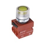 ΜΠΟΥΤΟΝ ΧΩΝΕΥΤΟ Φ22 1NO ΜΕ ΛΥΧΝΙΑ 230VAC ΚΙΤΡΙΝΗ C2PIF-Y CNTD