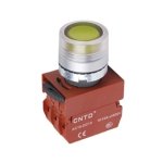 ΜΠΟΥΤΟΝ ΧΩΝΕΥΤΟ Φ22 1NO ΜΕ ΛΥΧΝΙΑ 24VAC/DC ΚΙΤΡΙΝΗ C2PIF-Y CNTD