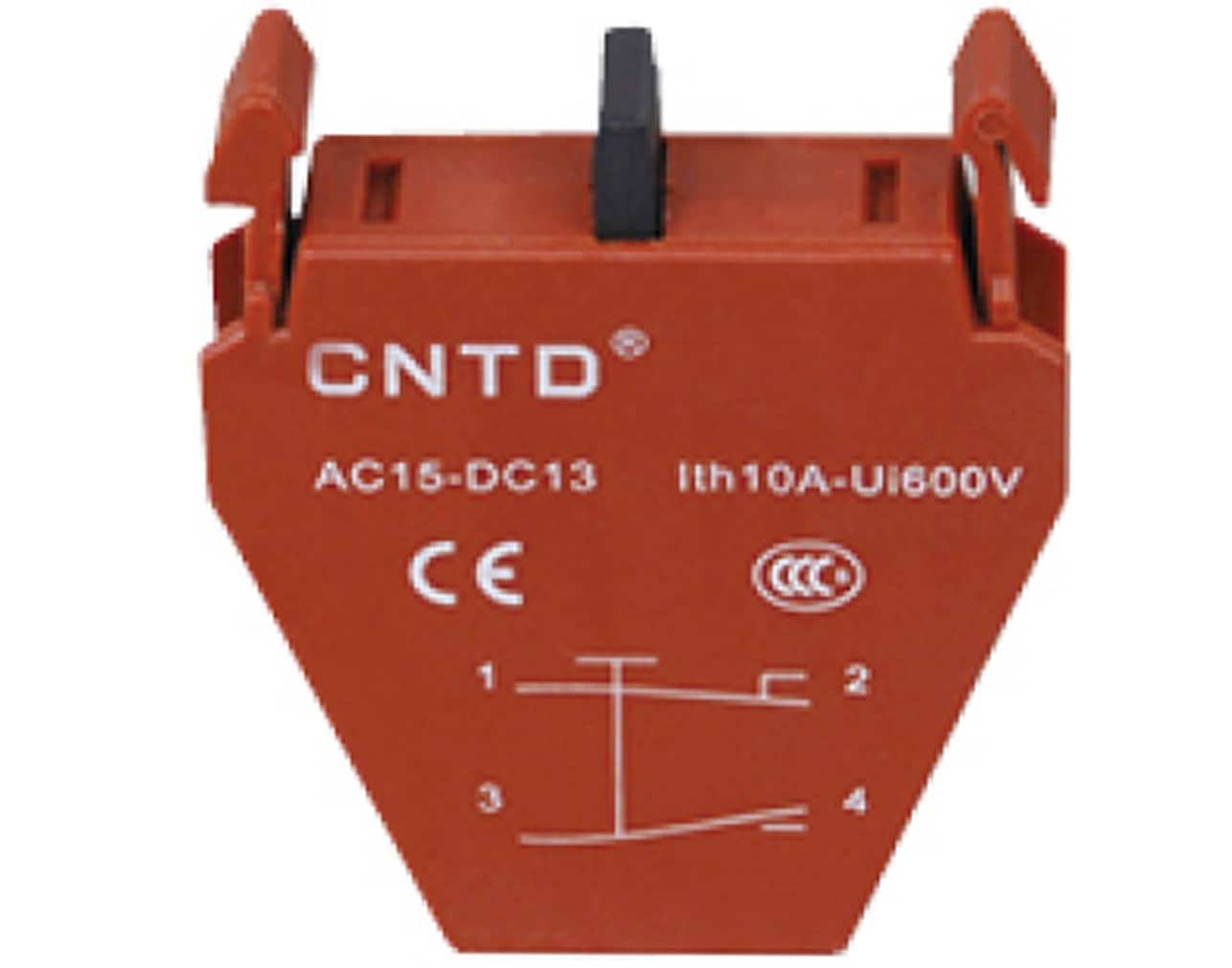 03.010.0025 ΕΠΑΦΗ 1NO1NC 10A ΓΙΑ ΔΙΑΚΟΠΤΕΣ & ΜΠΟΥΤΟΝ C9C11VN CNTD - Image 1