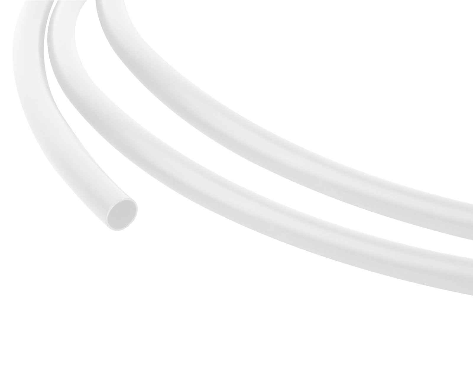 03.013.0083 ΜΑΚΑΡΟΝΙ ΑΠΛΟ PVC 600V Φ4 ΛΕΥΚΟ ΡΟΛΟ 100m CB-600 CYG - Image 1