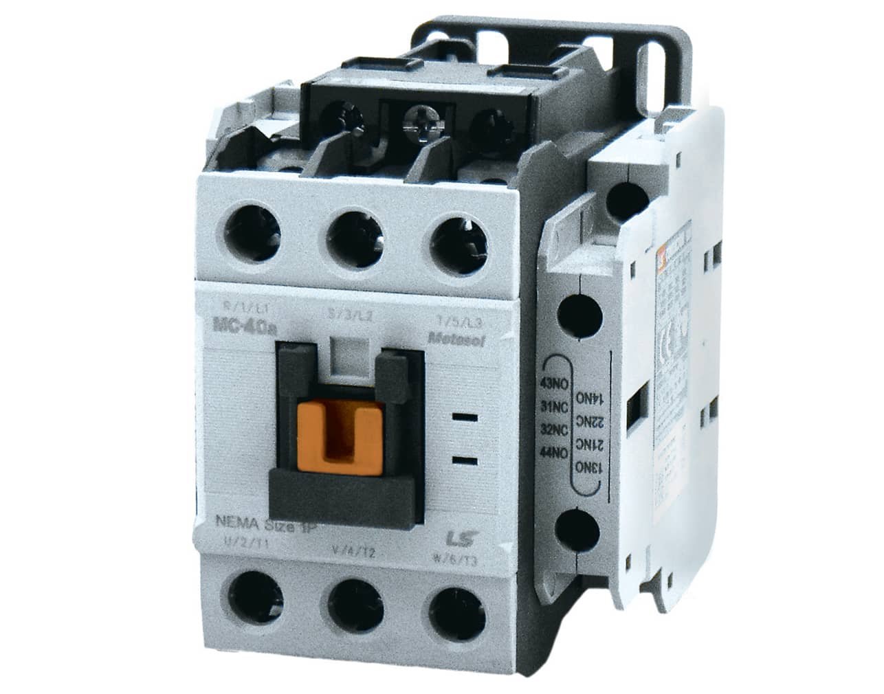 03.017.0371 RELAY ΙΣΧΥΟΣ 3P 18.5KW 110VAC 2NO2NC MC-40a METASOL LG - Image 1