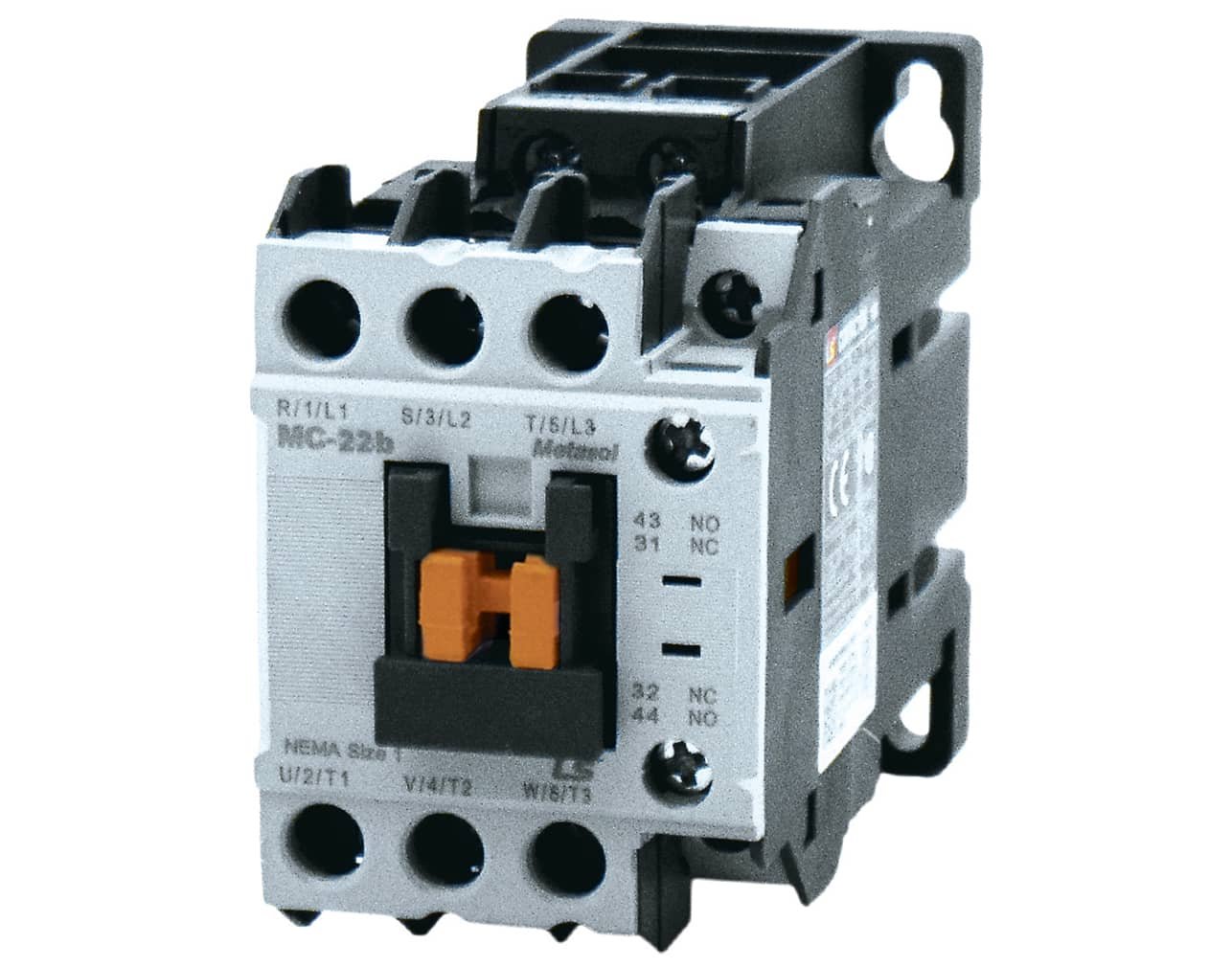 03.017.0413 RELAY ΙΣΧΥΟΣ 3P 11KW 24VDC 1NO1NC MC-22b METASOL LG - Image 1