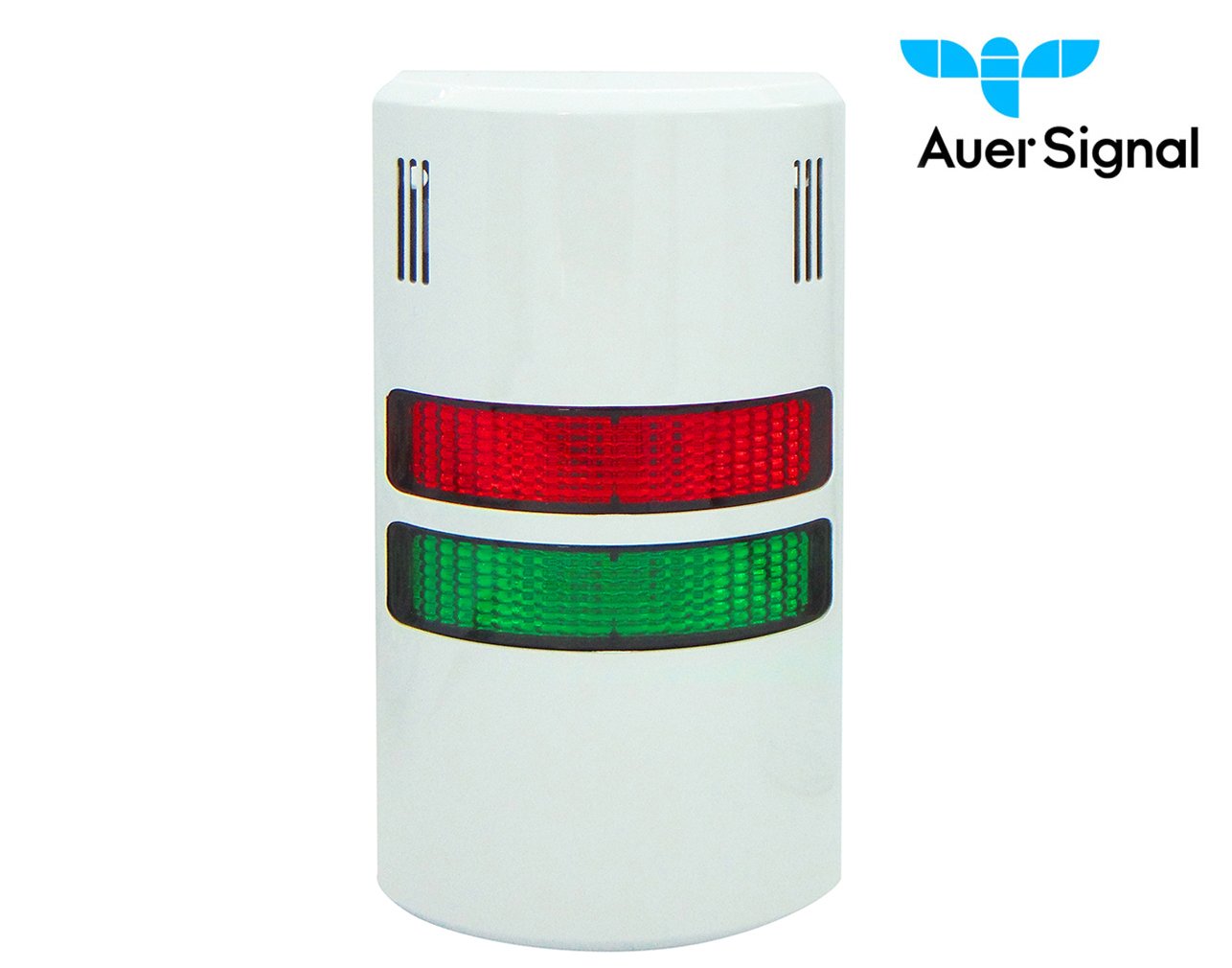 03.024.0117 ΠΥΡΓΟΣ LED ΣΤΑΘΕΡΟΣ ΜΕ BUZZER 24VAC/DC ΚΟΚΚΙΝΟΣ/ΠΡΑΣΙΝΟΣ HD90-Q32 AUER - Image 1