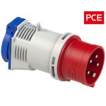ADAPTOR ΒΙΟΜΗΧΑΝΙΚΟ ΑΡΣΕΝΙΚΟ 5P 16Α ΣΕ ΠΡΙΖΑ ΣΟΥΚΟ 16A IP44 9433020 PCE