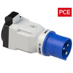 ADAPTOR ΒΙΟΜΗΧΑΝΙΚΟ ΑΡΣΕΝΙΚΟ 3P 16Α ΣΕ ΠΡΙΖΑ 16A UK IP44 9433103 PCE