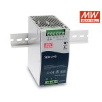 ΤΡΟΦΟΔΟΤΙΚΟ ΡΑΓΑΣ 240W/24VDC/10A PFC SLIM SDR-240-24 MEAN WELL