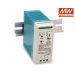 ΤΡΟΦΟΔΟΤΙΚΟ ΡΑΓΑΣ 40.02W/13.8VDC/1.9A ΜΕ ΦΟΡΤΙΣΤΗ ΜΠΑΤΑΡΙΑΣ (UPS) DRC-40A MEAN WELL