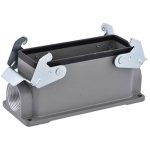 ΒΑΣΗ ΓΙΑ CONNECTOR HEAVY DUTY 24P ΜΕΤΑΛΛΙΚΗ H24B-SM-2L-PG21 SIB/WVL