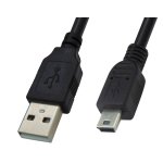 ΚΑΛΩΔΙΟ USB 2.0 A/M MINI B/M 0.2m ΔΕΔΟΜΕΝΩΝ 5PIN ΜΑΥΡΟ BAG PLY
