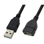 ΚΑΛΩΔΙΟ USB 2.0 A/M A/F 0.8m ΠΡΟΕΚΤΑΣΗΣ ΜΑΥΡΟ BAG PLY