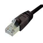 PATCH CORD CAT5e FTP 1.0m ΜΑΥΡΟ