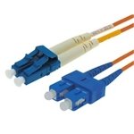 PATCH CORD ΟΠΤΙΚΗΣ ΙΝΑΣ DUPLEX ΜΟΝΟΤΡΟΠΗΣ 9/125 LC/SC 6m