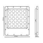 Προβολέας Led osram chip 150W 4000K avant - Image 3