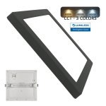 Οροφής Led all in one lumileds chip 18W black square
