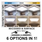 Οροφής Led all in one lumileds chip 18W white square - Image 4