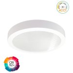 Οροφής Led Εξωτερικό Στρόγγυλο  osram chip 15W 4CCT UGR19