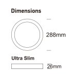 Οροφής Led Εξωτερικό Στρόγγυλο osram chip 30W 4CCT UGR19 - Image 4
