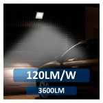 Προβολέας Led lumileds chip 30W 4000K PIR Motion Sensor - Image 3