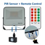 Προβολέας Led lumileds chip 30W 4000K PIR Motion Sensor - Image 2