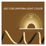 Ταινία Led 24V DC Bridgelux cob 12W/m 2700K 320Led/m - Image 5