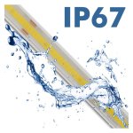 Ταινία Led 24V DC Bridgelux Waterproof cob 12W/m 4000K 320Led/m