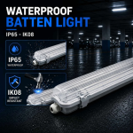 Waterproof Fixture IP65 for 2 LED TUBES – 60cm - Image 4