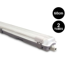 Waterproof Fixture IP65 for 2 LED TUBES – 60cm
