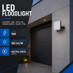 Προβολέας Led Full Screen 20W 6500K PIR Motion & Day Night - Image 3