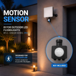 Προβολέας Led Full Screen 30W 4000K PIR Motion & Day Night - Image 4