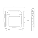 Φορητό Προβολέας Led Rechargeable Battery 20W 6500K USB+USBC - Image 2