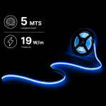 Ταινία Led COB 24V DC 19W/m RGB+6000K 784Led/m