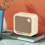 KSC-1007/OFFWHITE  ΦΟΡΗΤΟ BLUETOOTH ΗΧΕΙΟ ΜΠΕΖ - Image 2
