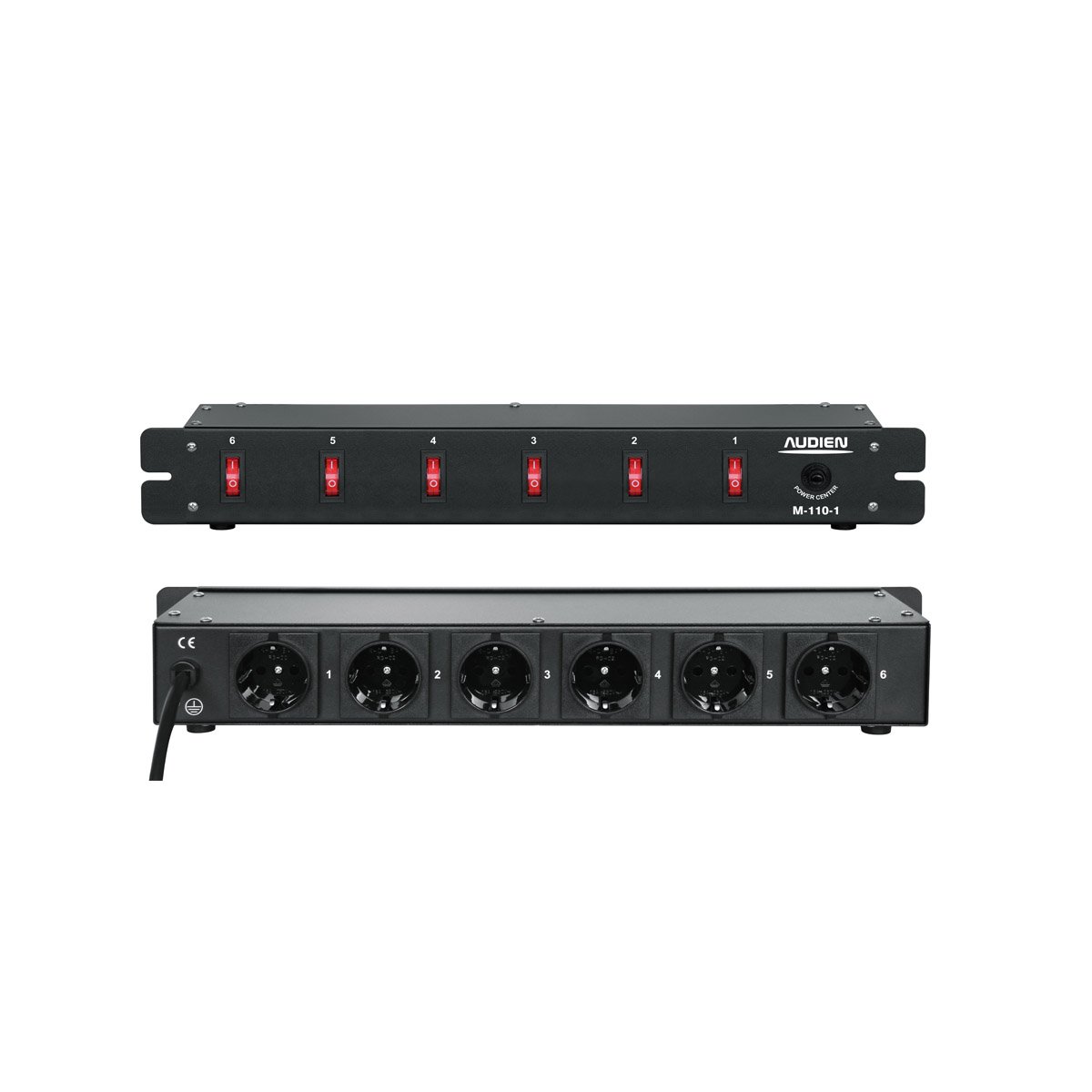 110-1 M-110-1 ΠΟΛΥΠΡΙΖΟ RACK 19'' 1U 6 ΘΕΣΕΩΝ ΜΕ ΠΡΟΣΤΑΣΙΑ - Image 1
