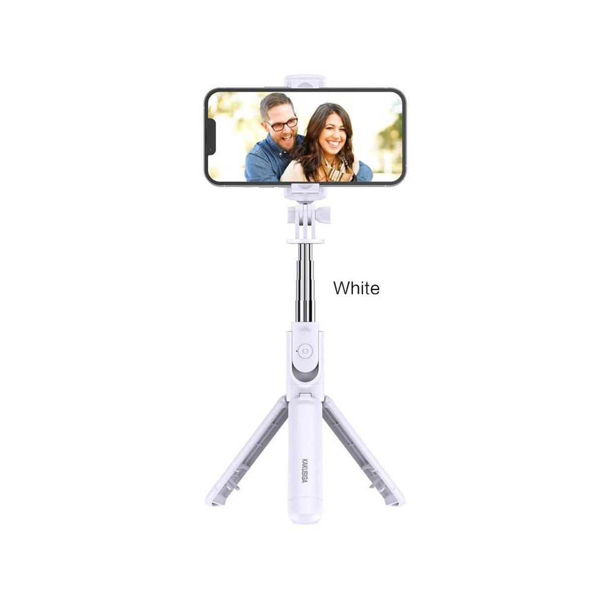 1143-white KSC-1143/W SELFIE STICK ΛΕΥΚΟ - Image 1