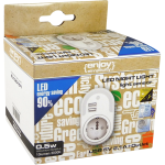 EL130101  | EL130101 | LED Night Light Sensor+2xUSB 5V 2.1A+Σούκο|0.5W|3000k|12lm|{enjoysimplicity}™ ELVHX - Image 2