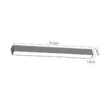 InLight Φωτιστικό LED 10W 3CCT για Ultra-Thin μαγνητική ράγα σε λευκή απόχρωση (by tuya and zigbee) D:31,5cmX2,4cm (T04705-WH) - Image 2