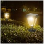 V-TAC Ηλιακό Φωτιστικό Κήπου LED 2W 110lm 170° Αδιάβροχο IP44 Επιτοίχιο 3σε1 Ζεστό + Φυσικό + Ψυχρό Λευκό Μαύρο Ματ Σώμα 2889 - Image 2