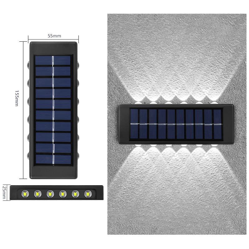 29642-1 "FARGO" SOLAR ΕΠΙΤΟΙΧΟ ΦΩΤΙΣΤΙΚΟ ΚΗΠΟΥ UP&DOWN - Image 1