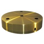 EL329447 | EL329447 | ΣΤΡΟΓΓΥΛΗ ΒΑΣΗ Φ120xh25mm ΧΡΥΣΟ ΑΝΤΙΚΑ|4ΤΡΥΠEΣ ELVHX