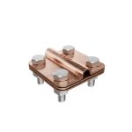 329-9 | 329-9 | ΣΥΝΔΕΤΗΡΑΣ Τ/Α 60x60: ΤΑΙΝΙΑ 30x4/ΑΓΩΓΟ Φ8-12|3ΠΛΑΚΕΣ|Cu ELVHX