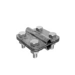330 | 330 | ΣΥΝΔΕΤΗΡΑΣ A/Α 60x60: 2ΑΓΩΓΩΝ Φ8-12//Φ8-12|3ΠΛΑΚΕΣ|St/tzn ELVHX