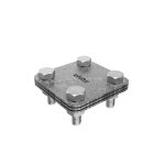 331 | 331 | ΣΥΝΔΕΤΗΡΑΣ Τ/T 60x60: 2ΤΑΙΝΙEΣ 30x4|3ΠΛΑΚΕΣ|St/tZn ELVHX