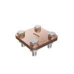 331-9 | 331-9 | ΣΥΝΔΕΤΗΡΑΣ Τ/T 60x60: 2ΤΑΙΝΙEΣ 30x4|3ΠΛΑΚΕΣ|Cu ELVHX