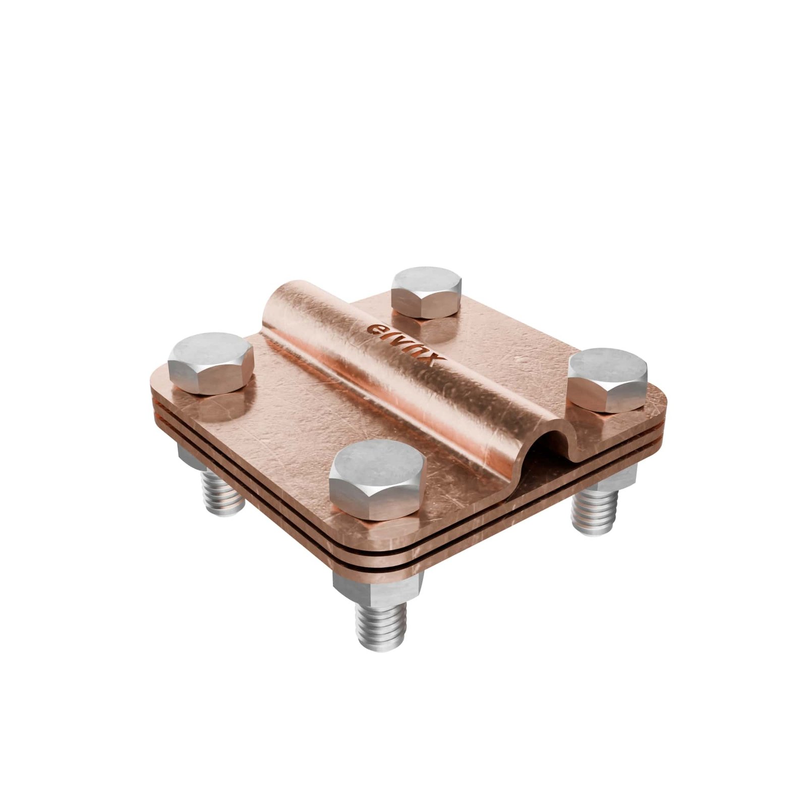 332-9 332-9 | 332-9 | ΣΥΝΔΕΤΗΡΑΣ Τ/Α 75x75: ΤΑΙΝΙΑ 40x5/ΑΓΩΓΟ Φ8-12|3ΠΛΑΚΕΣ|Cu ELVHX - Image 1