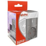 ELP38102 | ELP38102 | ΑΝΤΑΠΤOΡ ΠΡΟΣΤΑΣΙΑΣ ΥΠΕΡΤΑΣΕΩΝmax3500W SCHUKO→1Θ SCHUKO IP20 ΜΑΥΡΟ ELVHX - Image 2