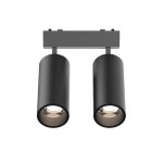 InLight Φωτιστικό LED 2x9W 3CCT για Ultra-Thin μαγνητική ράγα σε μαύρη απόχρωση D:16cmX4,4cm (T05205-BL)
