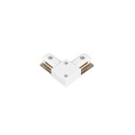 InLight Σύνδεσμος L Λευκός Μονοφασικής Ράγας (TC1-029-WH)
